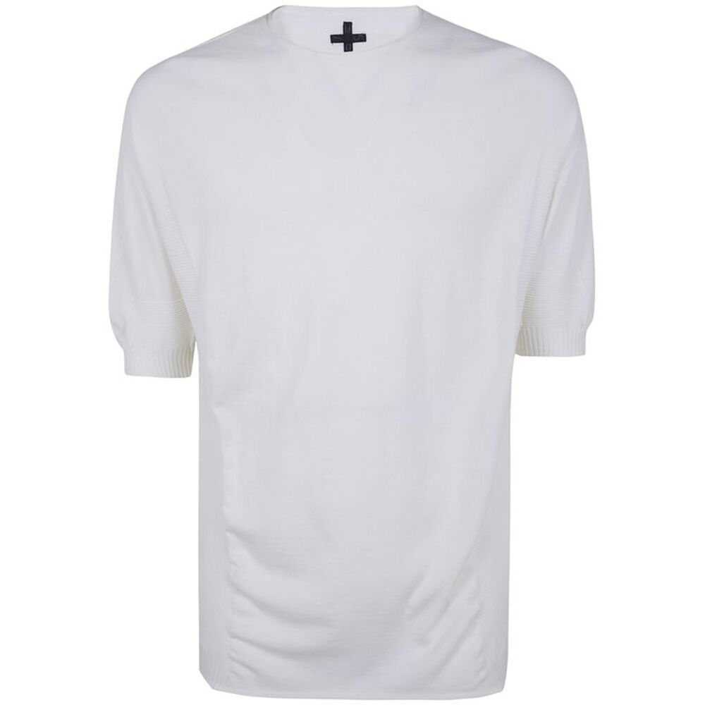 Md75 Men Light Cotton Boxi Short Sleeves Sweater